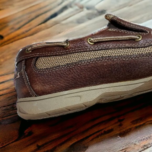 MEN'S G.H. BASS & CO. BARON 2 BOATER SHOES Sz 9 1/2 Wide - Picture 5 of 9